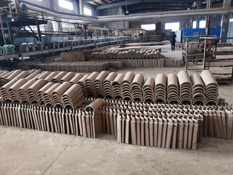 筒瓦廠家，車間現(xiàn)場