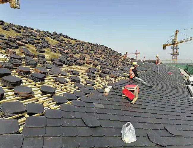 魚鱗瓦工程實例