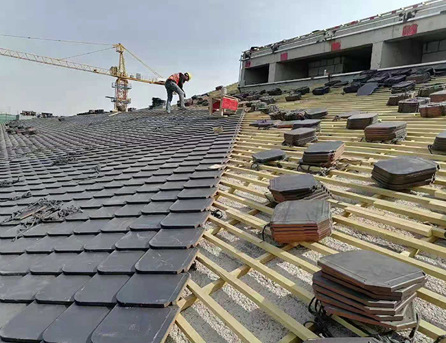 菱形瓦工程實例